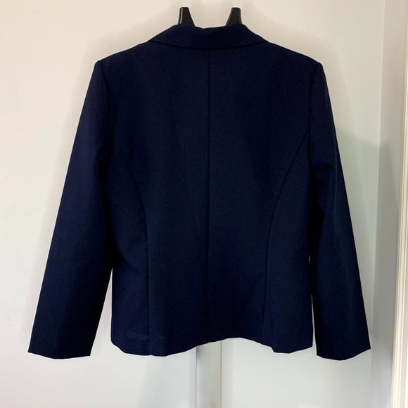 Navy Blue Blazer Jacket - Picture 2 of 4
